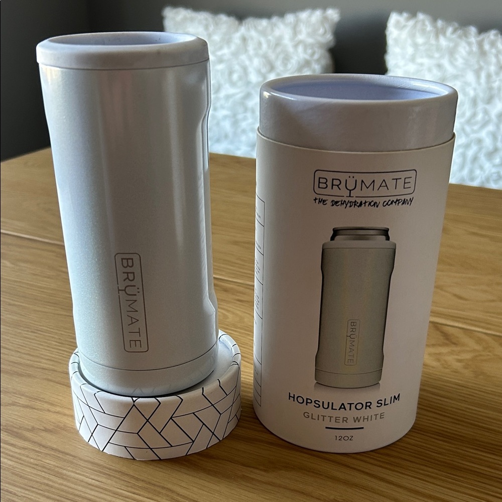 BrüMate Hopsulator Slim - Glitter White